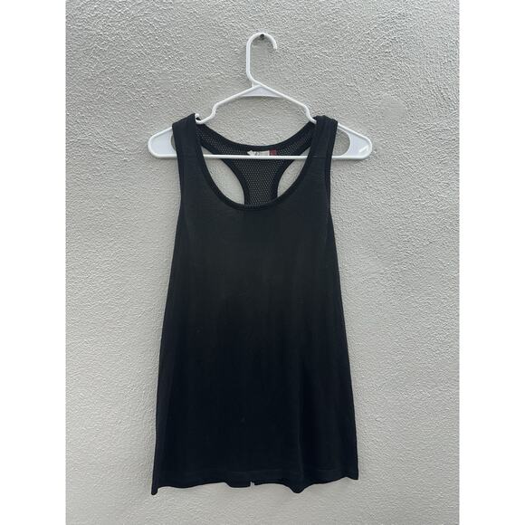 SO Juniors Tank Top Size XL Black Racerback Mesh Soft - Picture 1 of 10